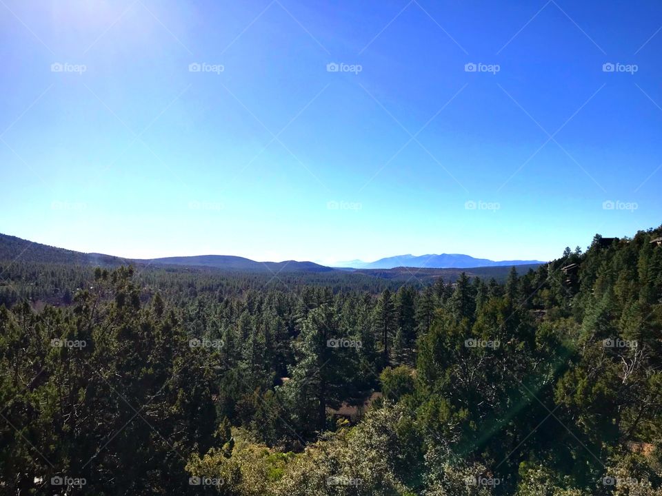 Even Arizona has trees, as shown by this breathtaking vista in Payson