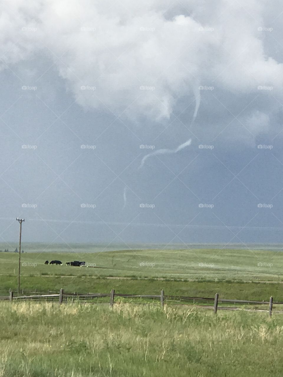 Dying Twister in Wyoming 