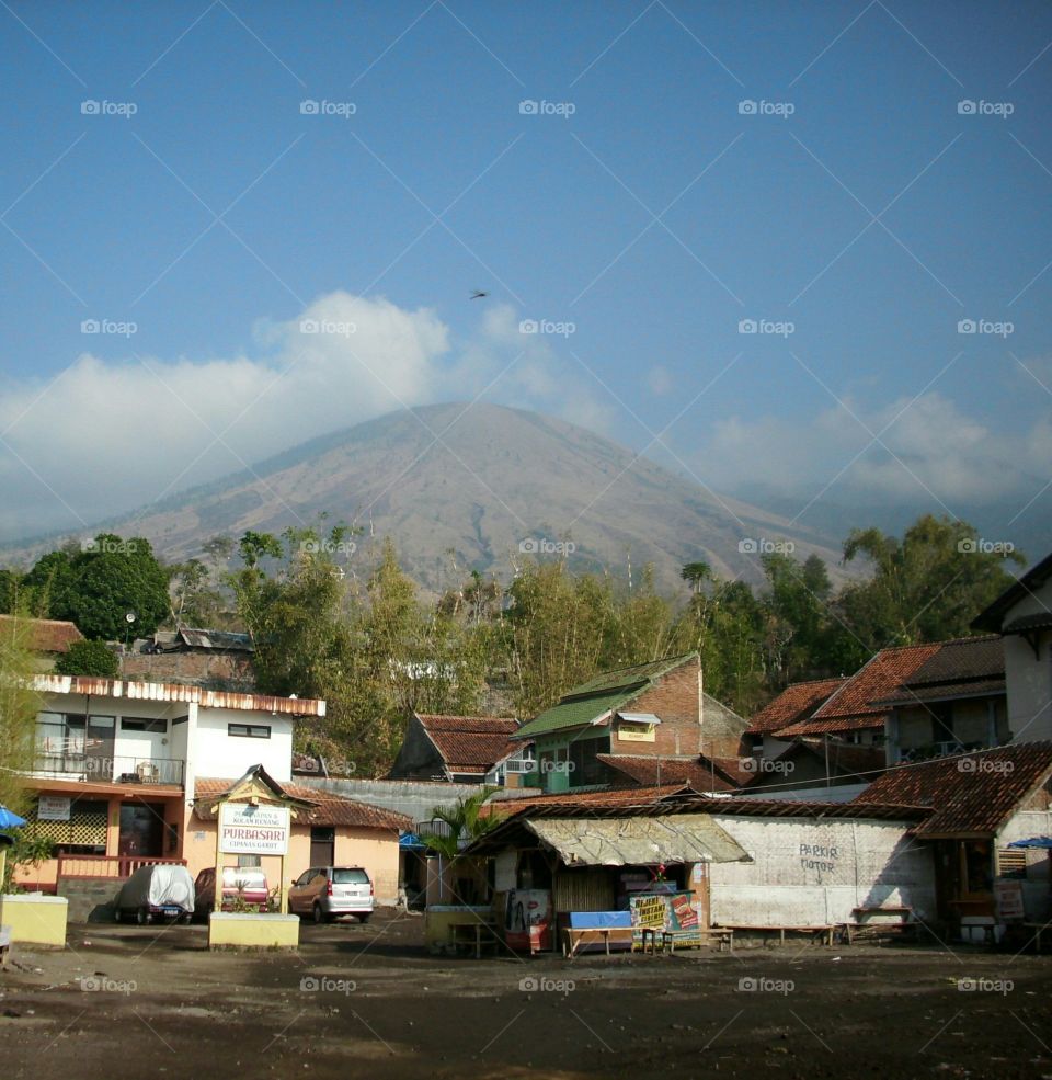 Mountain Drajat in west Java Garut City