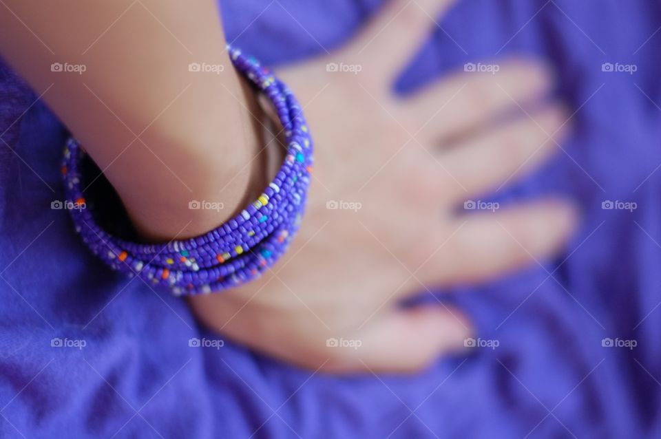 my favorite purple bracelet