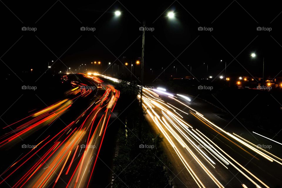 Light trails 