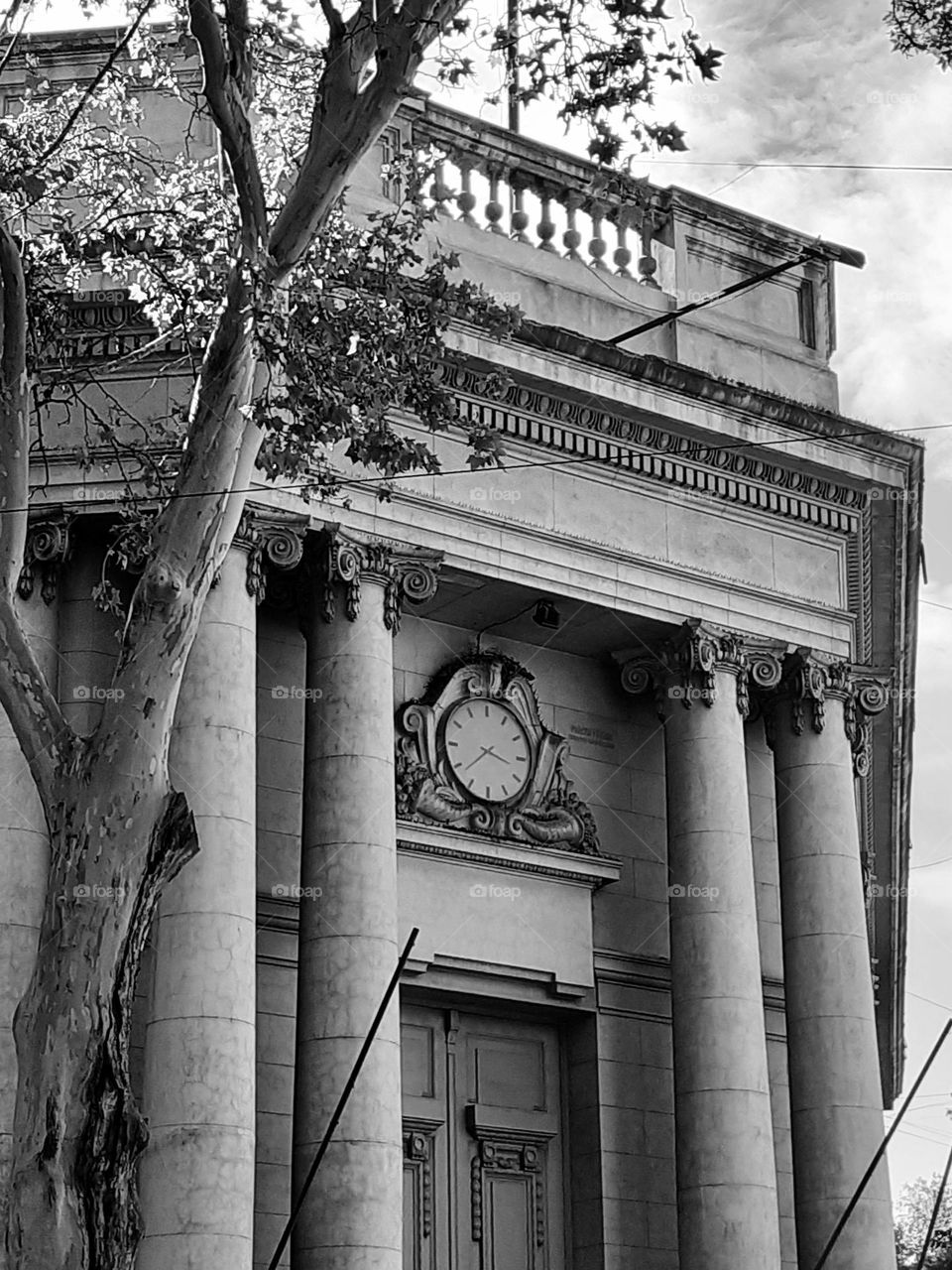 arquitectura en blanco y negro