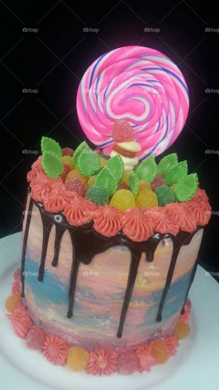 full color cake