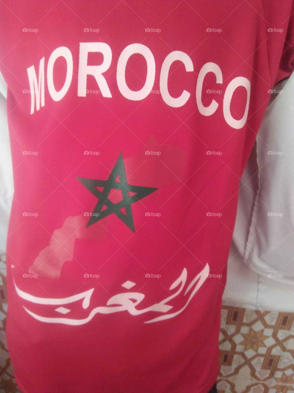 Moroccan red flag.