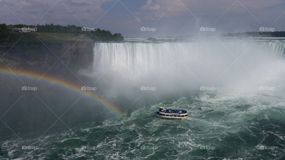Water, Rainbow, Storm, Landscape, No Person