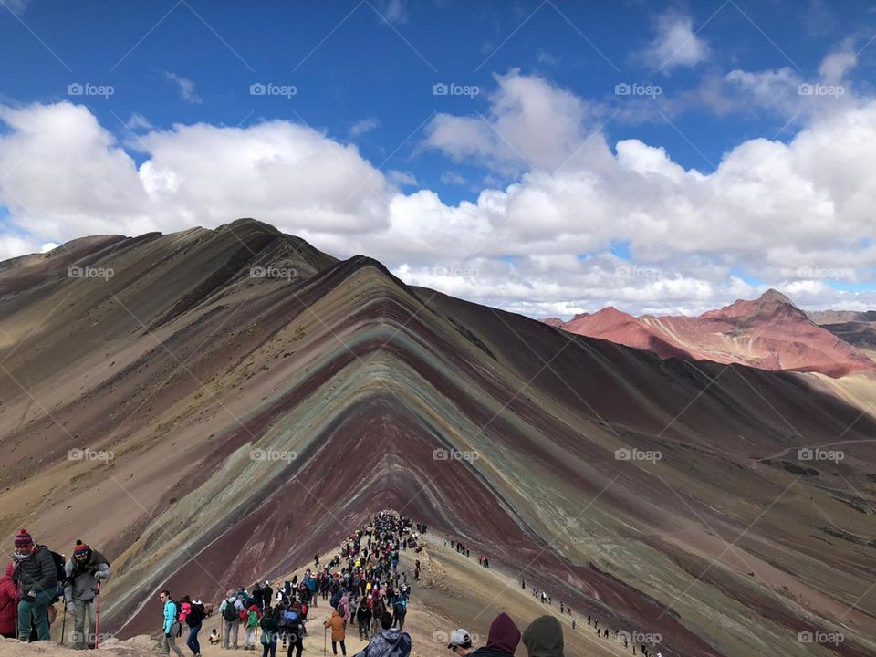 Rainbow mountains