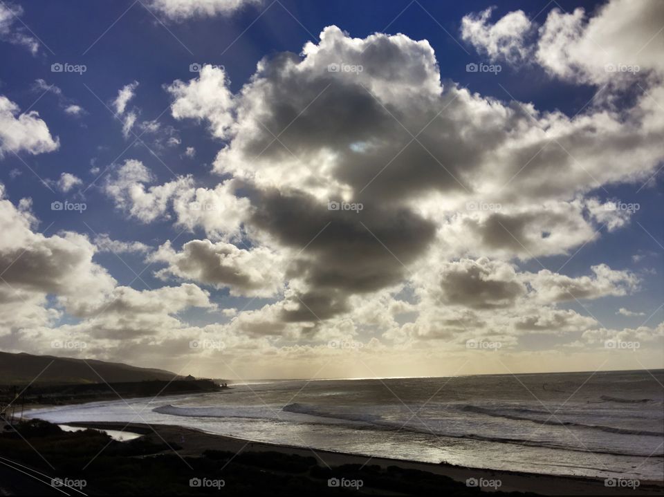 Stormy Trestles Beach