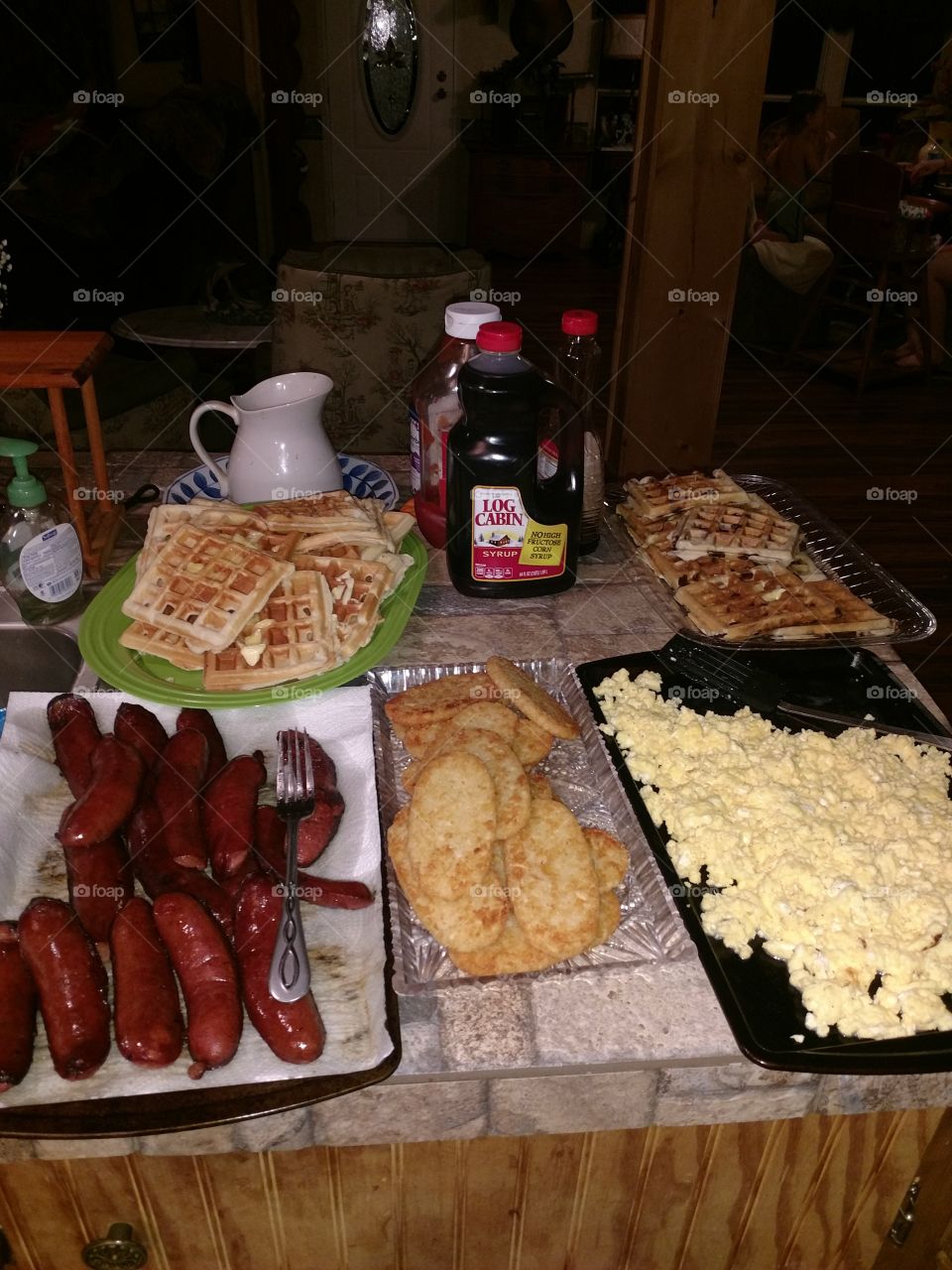 breakfast for dinner, that's how we do it down south in Georgia