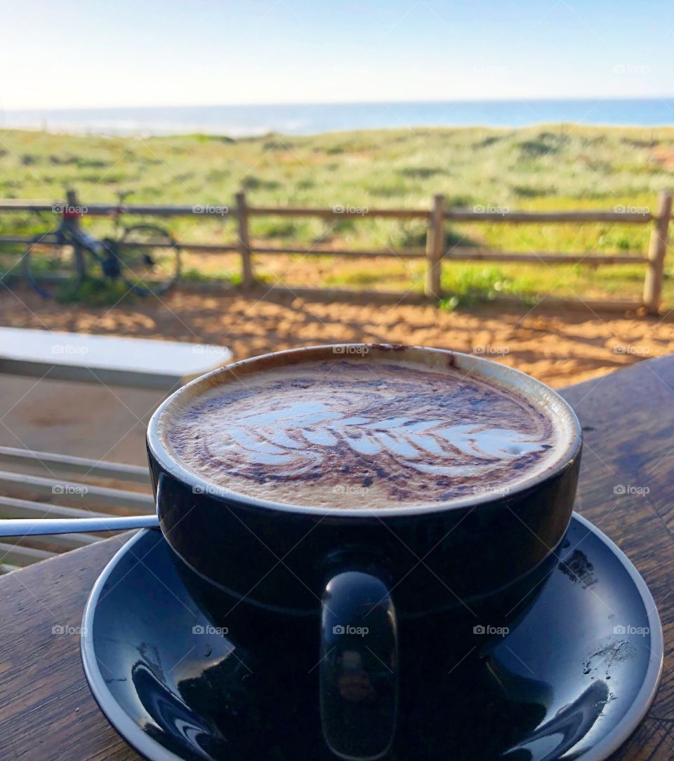 Coffee at the beach 