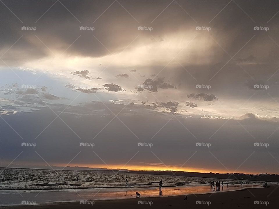Overwelming Sunset at the Beach