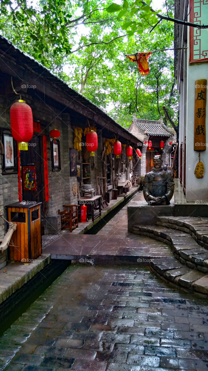 Ancient Chinese village replication