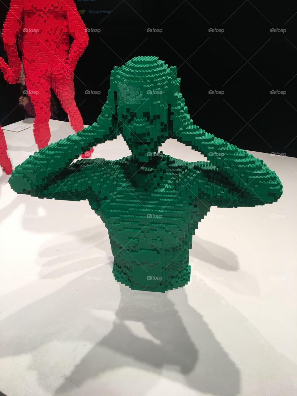 Green sculpture 