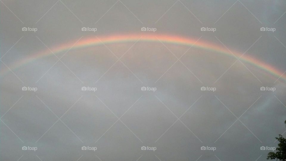 rainbow. rainbow after a rainstorm 