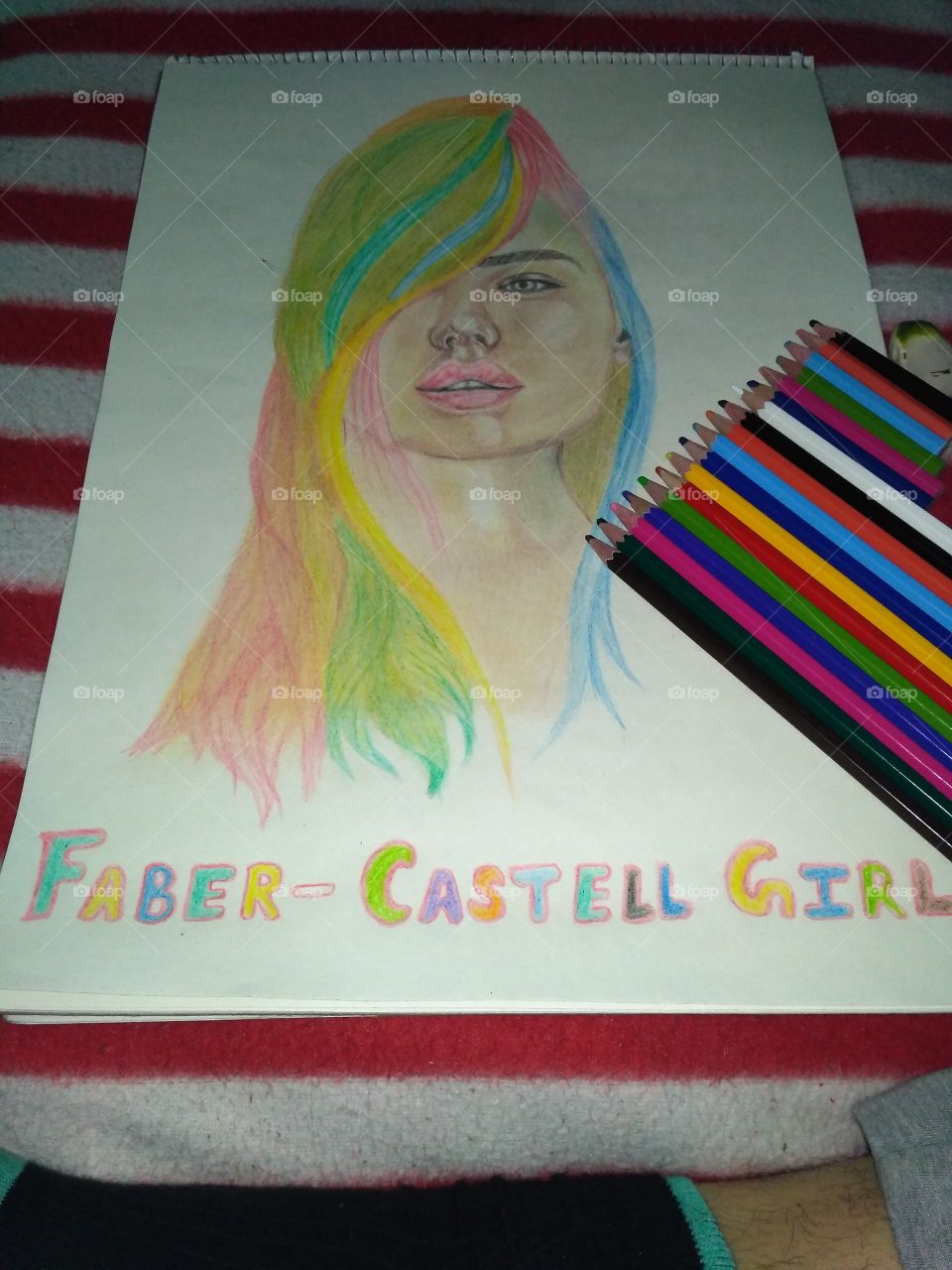 Faber Castell girl