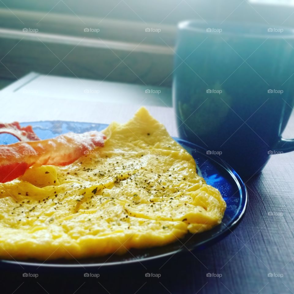 Simple Eggs and Bacon