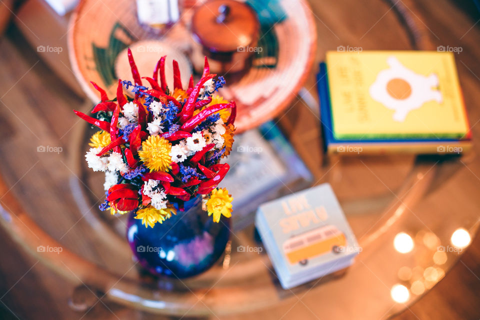 Coffee table decor 