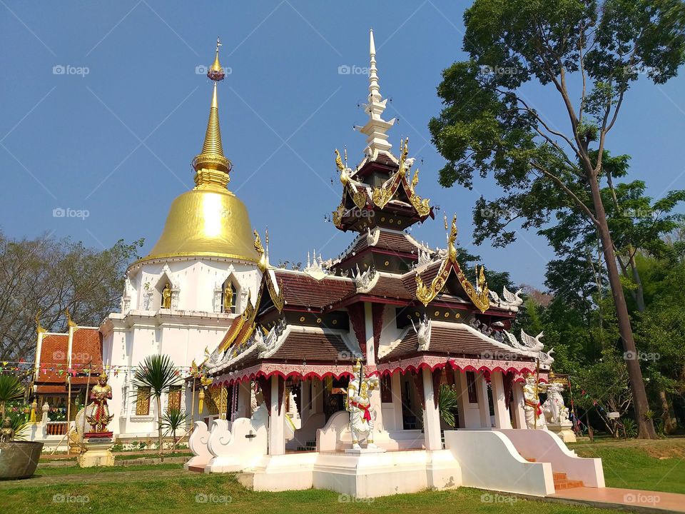 beautiful temple. anazing thailand. Chiangmai.