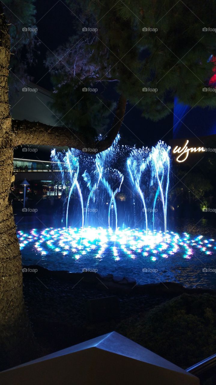 water fountain, las vegas