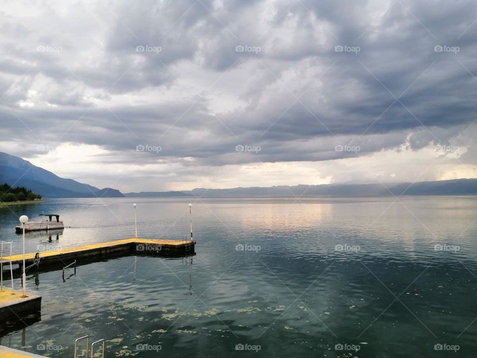 Ohrid lake view