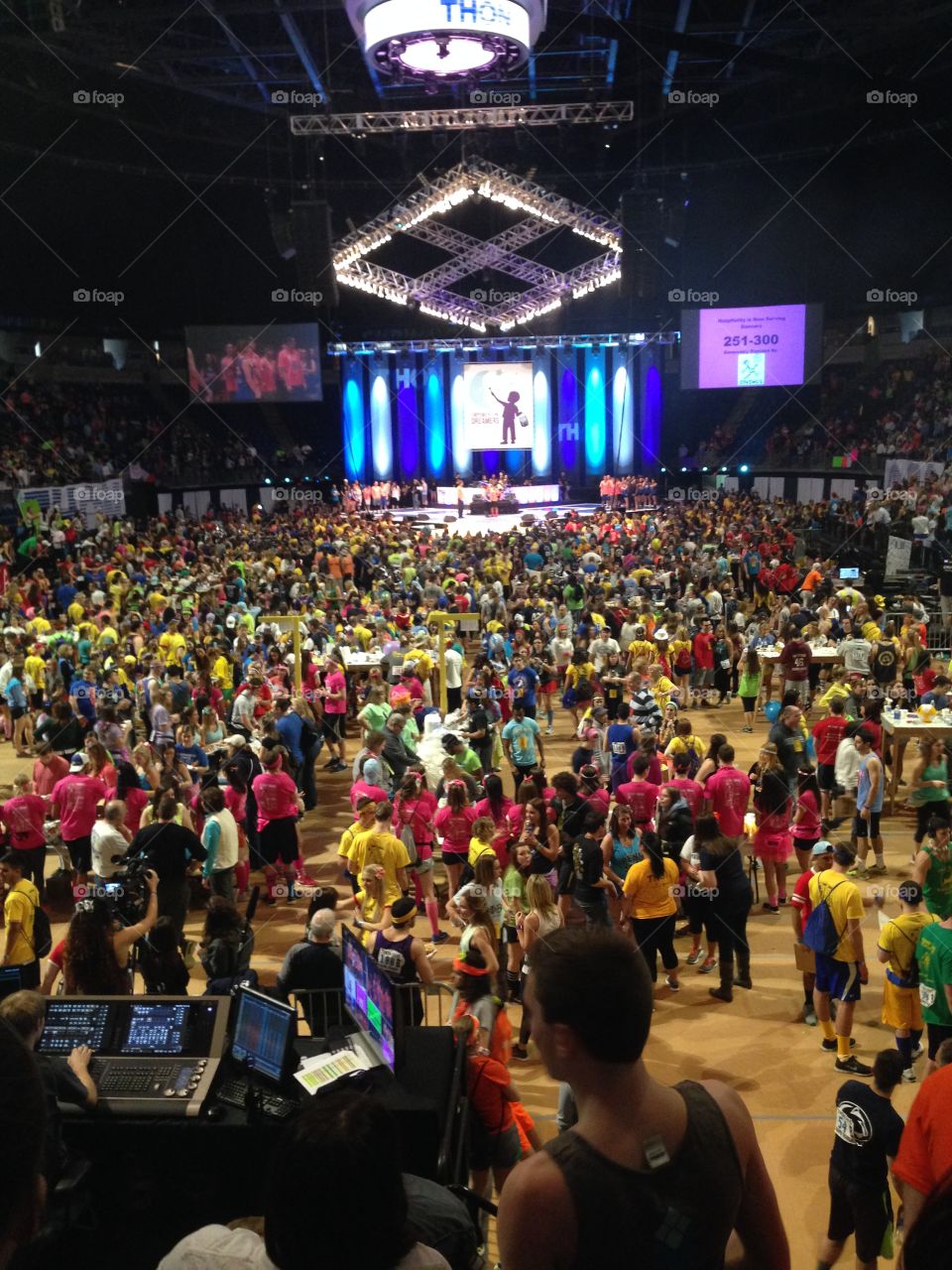 For the Kids. Dancers at THON 2015.