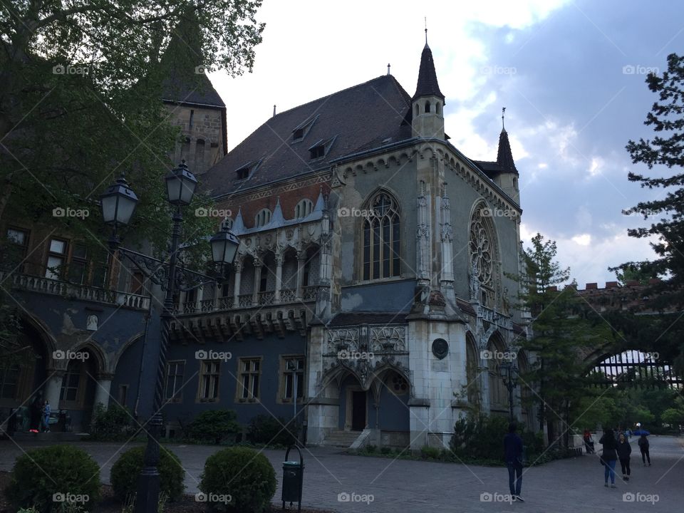 Old castle in Budapest