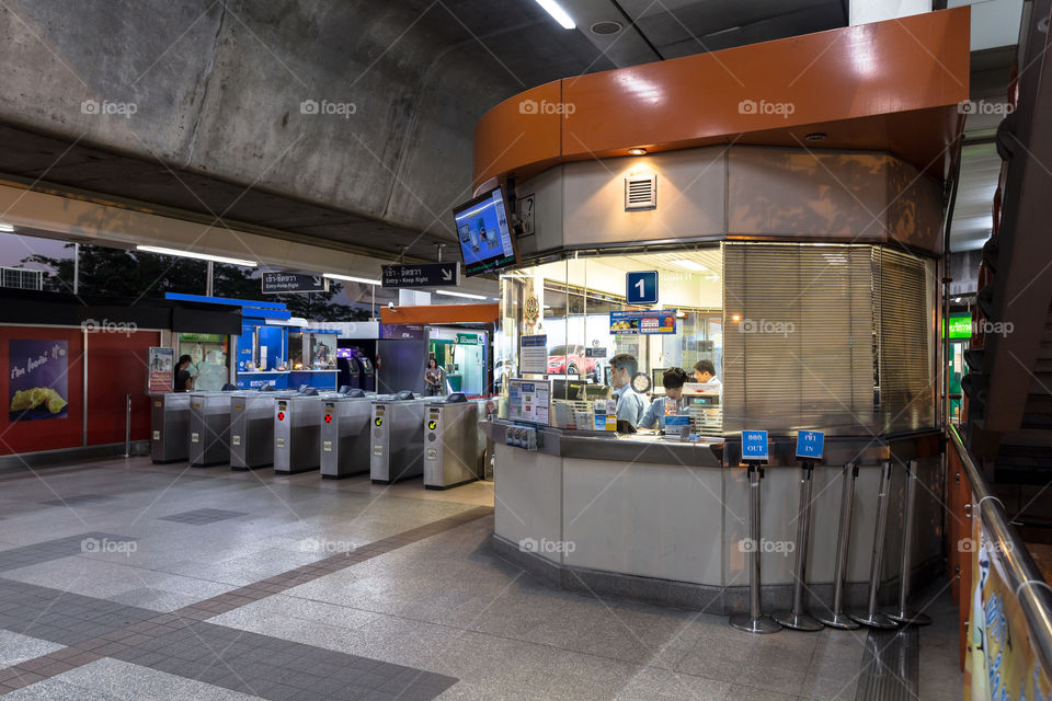 BTS public train station office