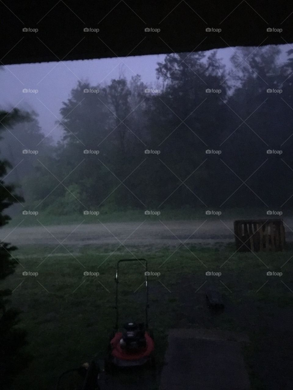 Midnight thunderstorms 