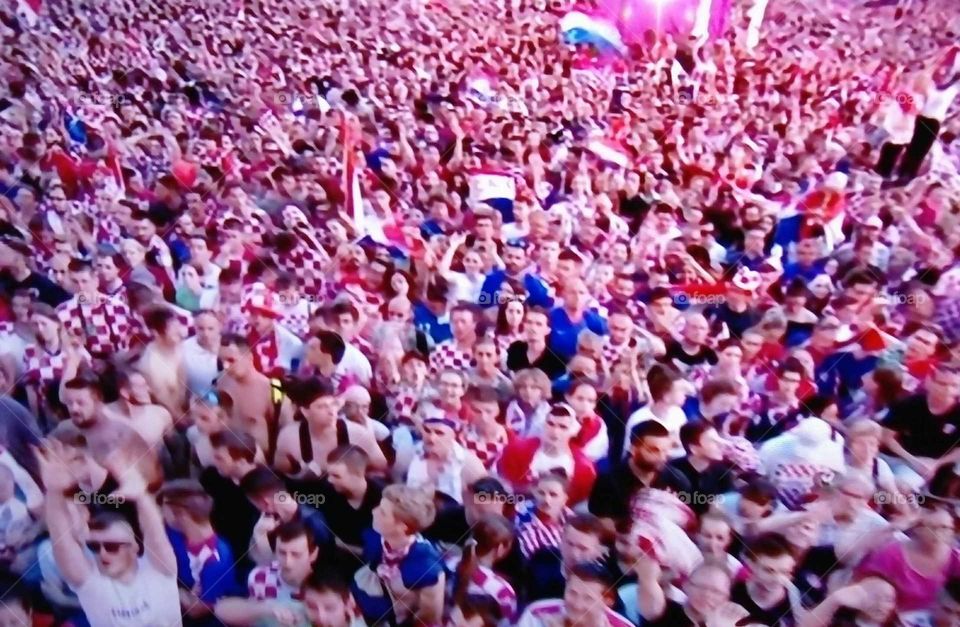 The reception of the Croatian national team