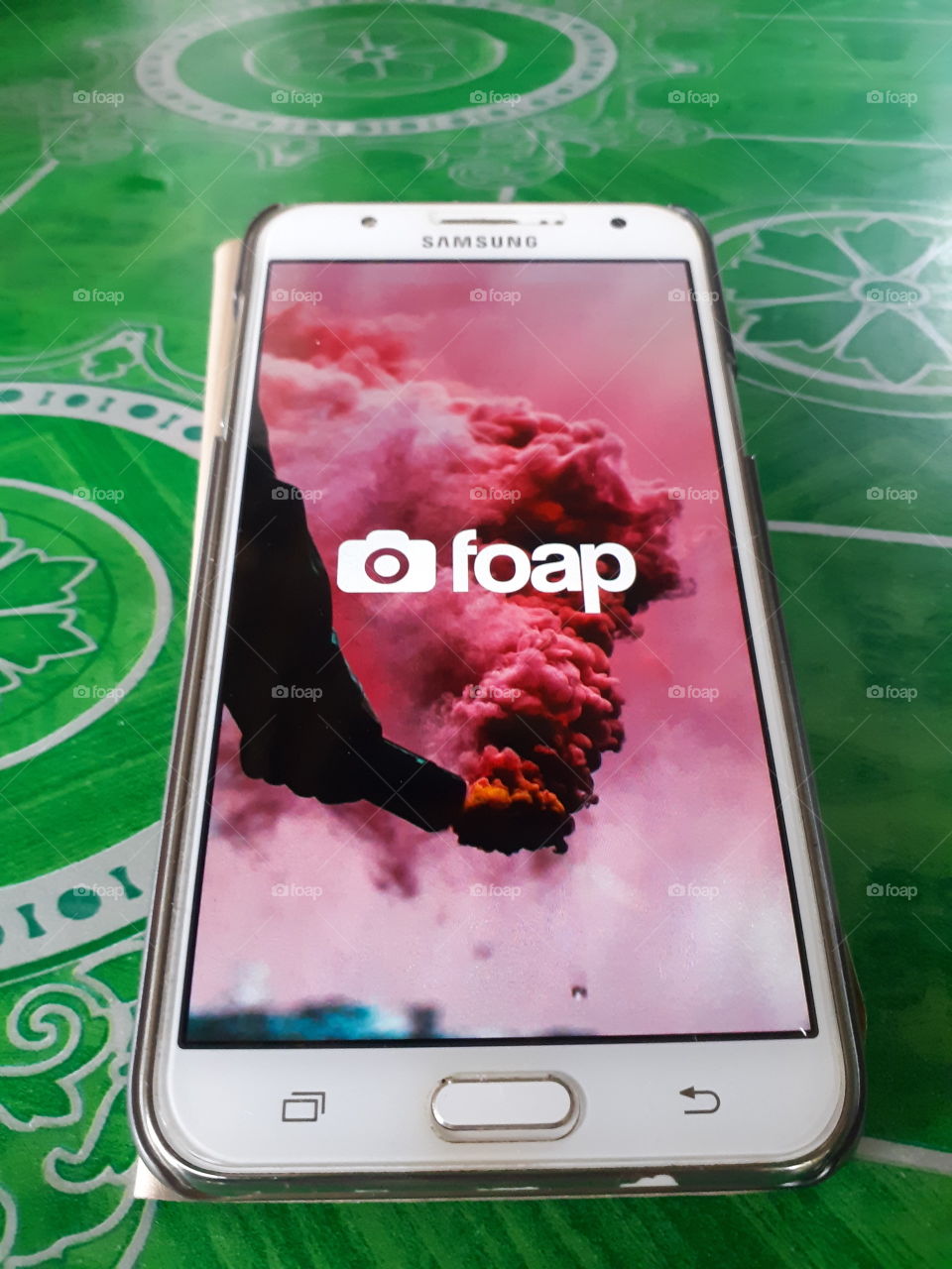 Foap Logo On Display