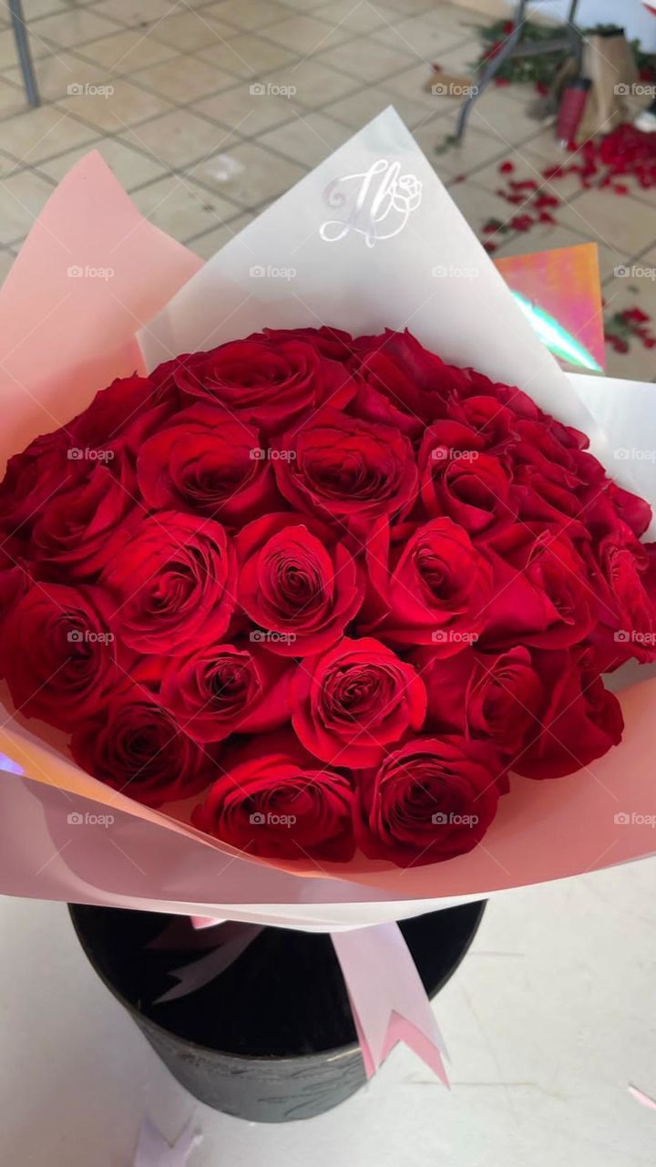 Rosas rojas