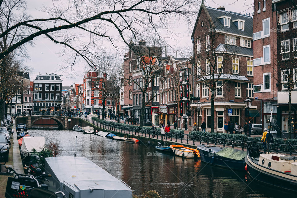 Calm River of Amsterdam 