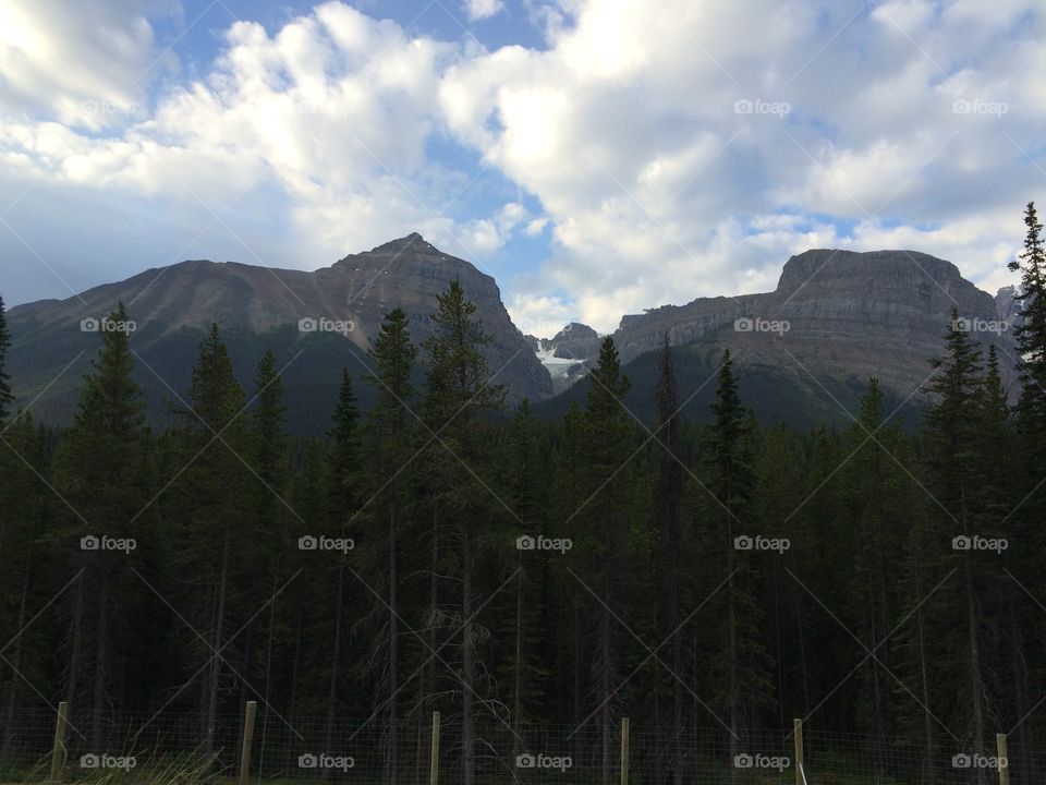 Mountains on the British Columbia/Alberta border