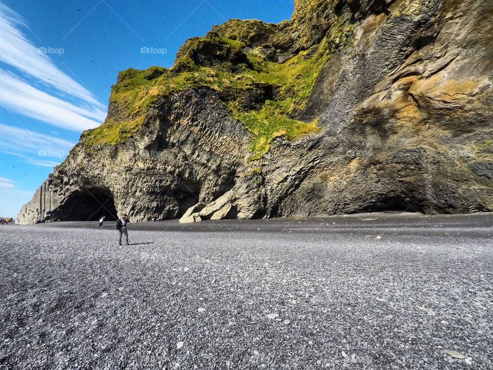 Black sand beach in Iceland