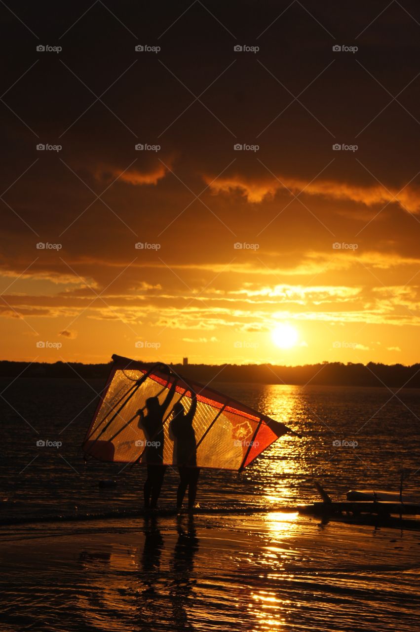 Couple in Silhouette 