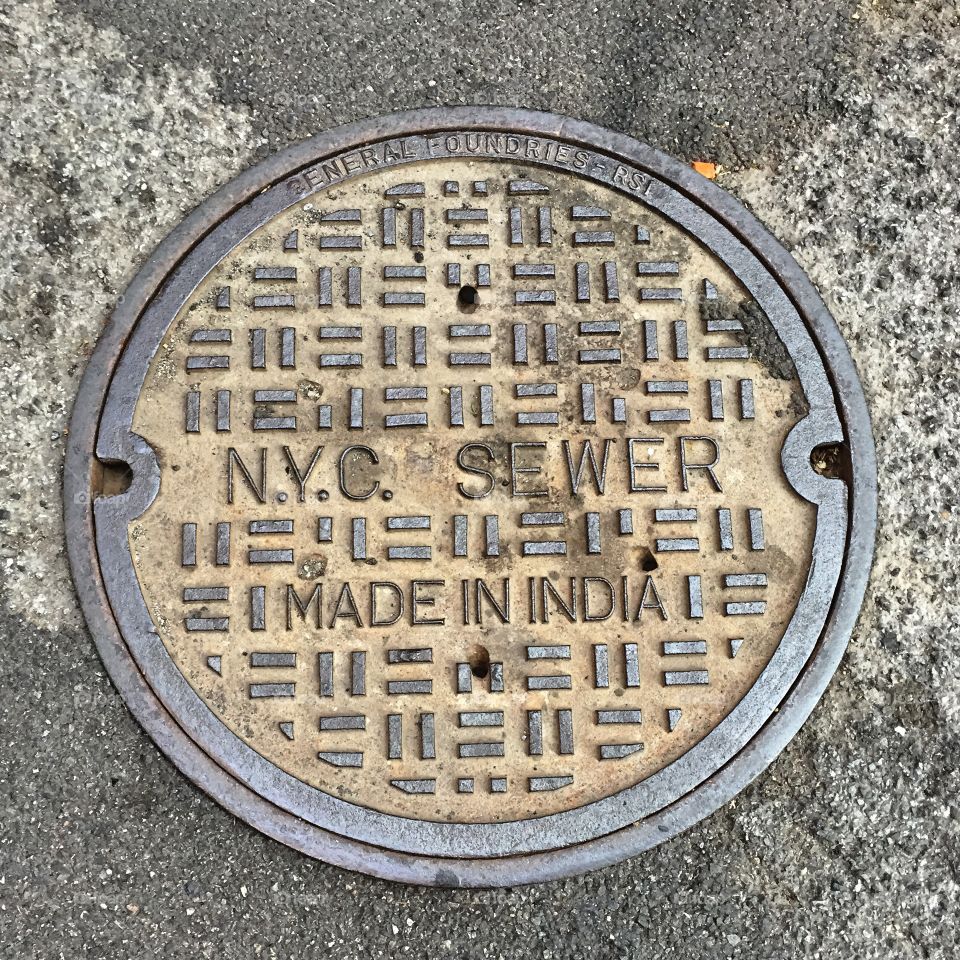 New York City sewer cover