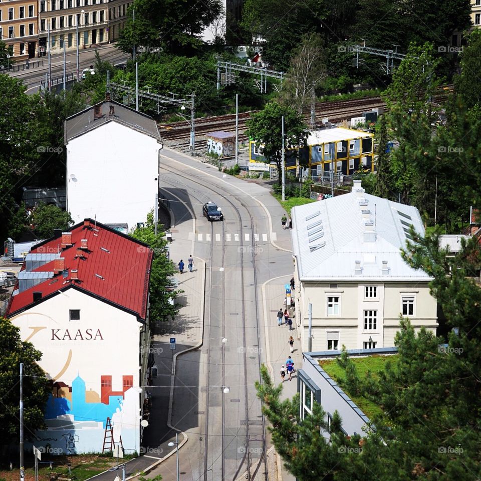 The view from Ekeberg in Oslo, Norway