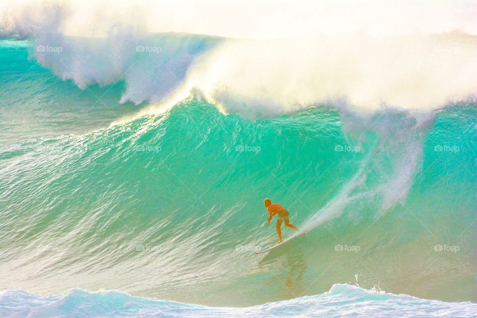 Winter swell in Hawaii 