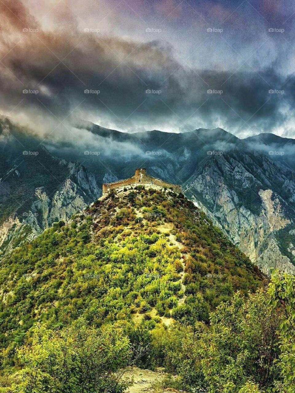 Beautiful Savadkuhi Mountains, green and dreamy, all around the mountains is full of forests, villages and beautiful country sides