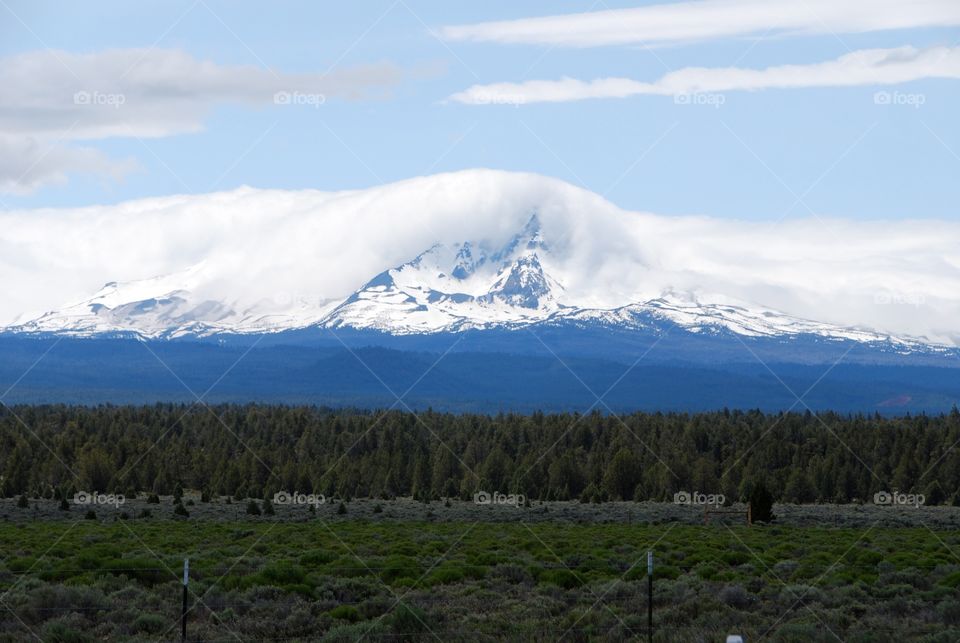 Oregon mountain peak