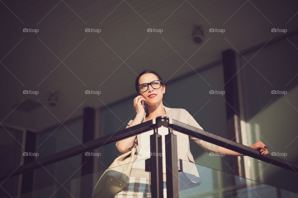 Woman at work