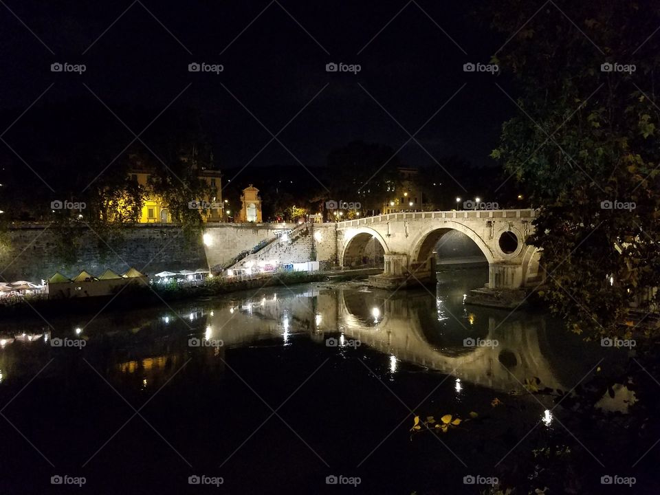 Tiber River by Night