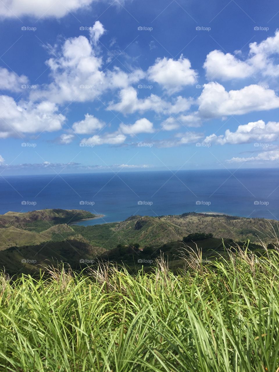 View of the ocean from the highest point on Guam