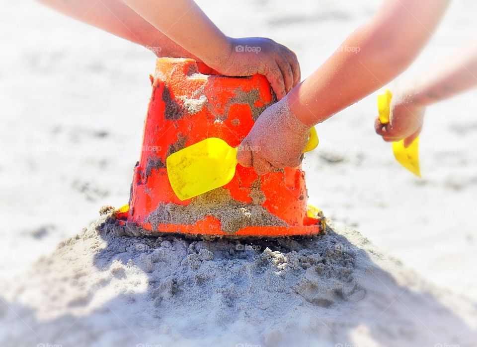 Kids played sand castles 😍🌊