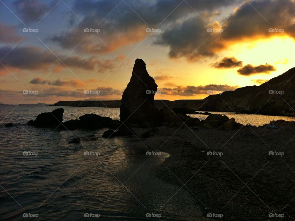 ocean nature sunset cliud by Rafutti