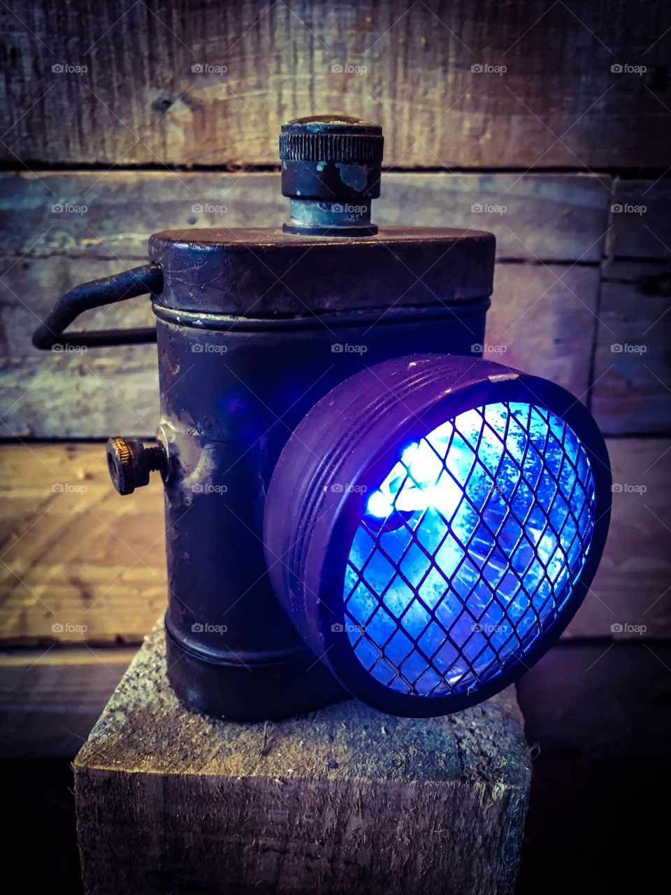 Vintage railway lantern