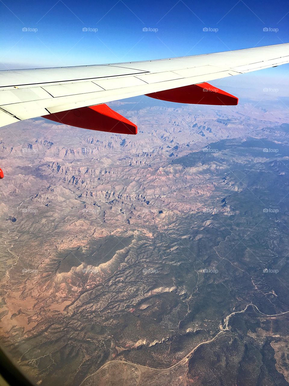 Grand Canyon from plane 
