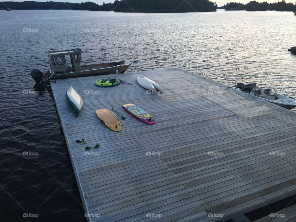 Good times on the dock 