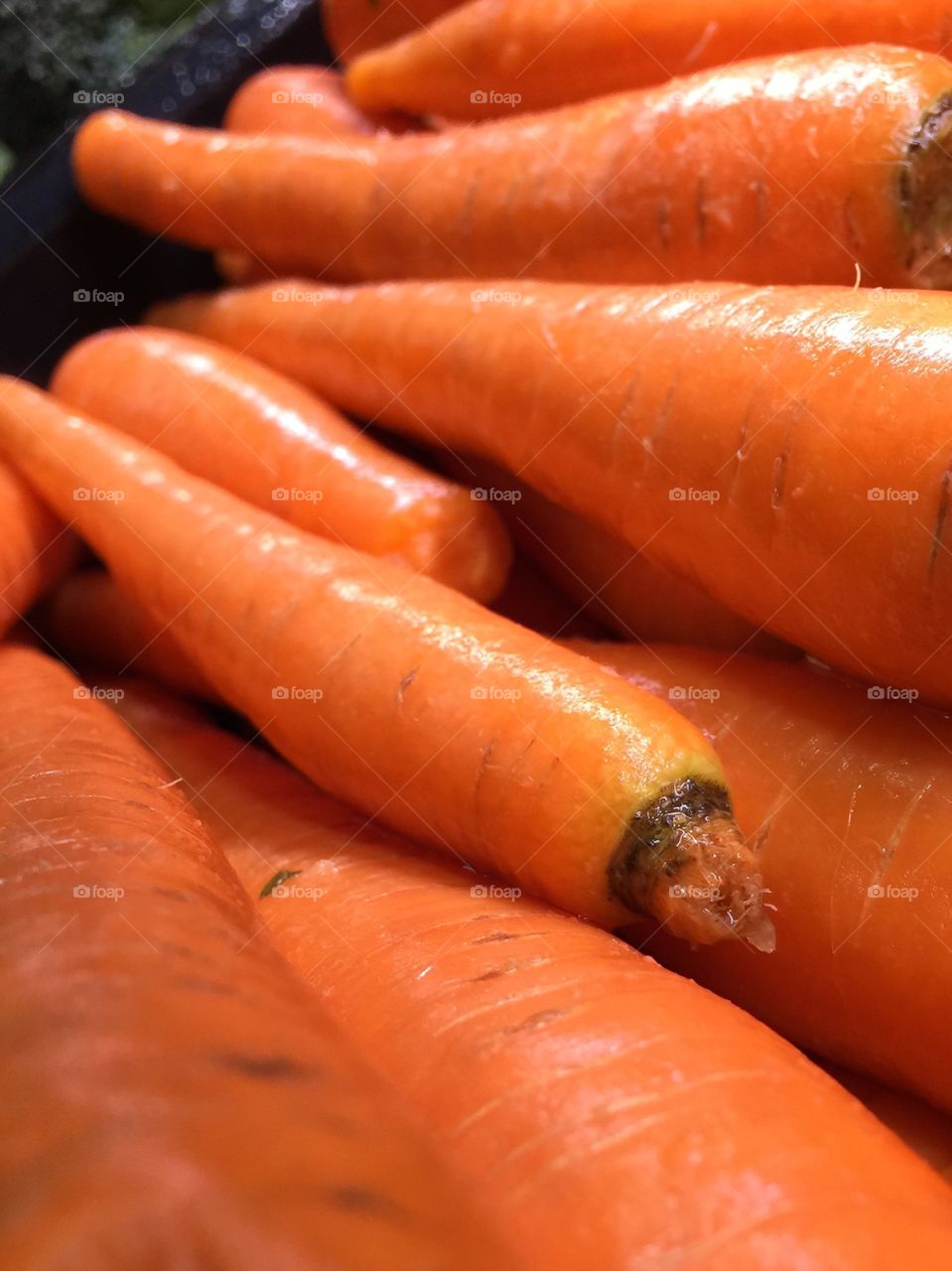 Fresh carrots 