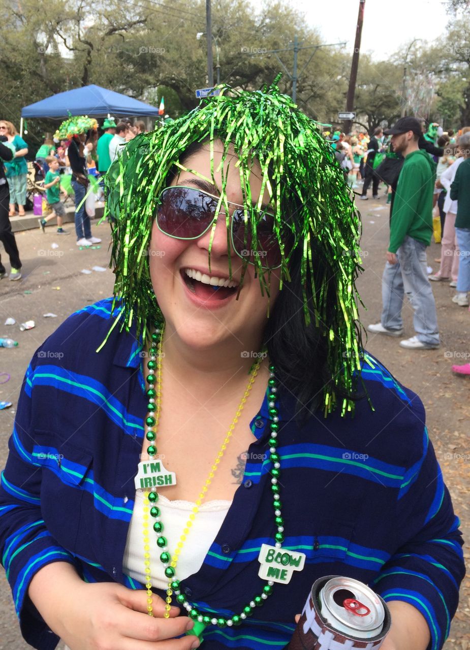 St Pattys day in New Orleans