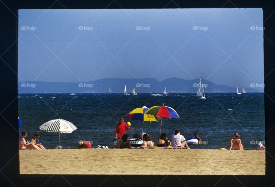 Beach. South of France